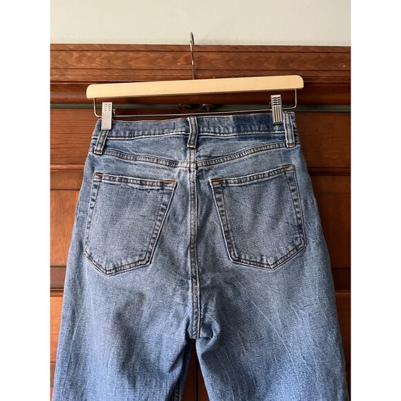 Abercrombie & Fitch Curve Love The Ankle Straight Ultra High Rise Jeans 28/6R - Picture 6 of 9